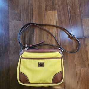 Dooney & Bourke Yellow Nylon Crossbody